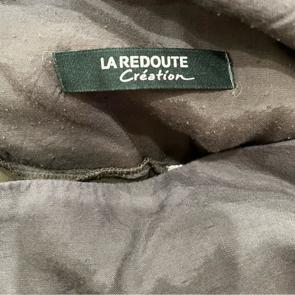 French Designer La Redoute Gray Floral Skirt Size 6 - Picture 3 of 8